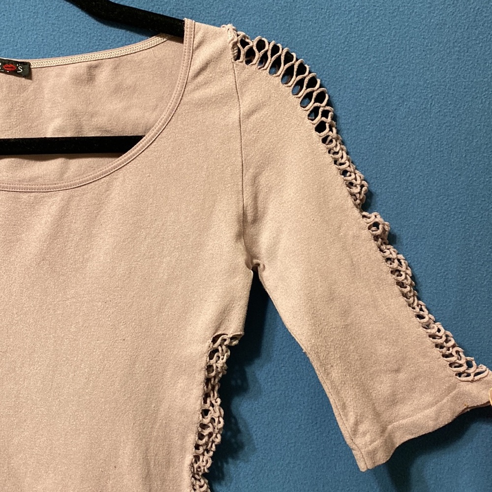Used purple stretch top size S - Picture 2 of 16